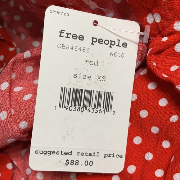 NWT FREE PEOPLE Love Street Top - Picture 10 of 10